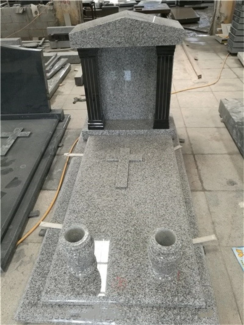 granite flat headstones with vase granite flat headstones with vase