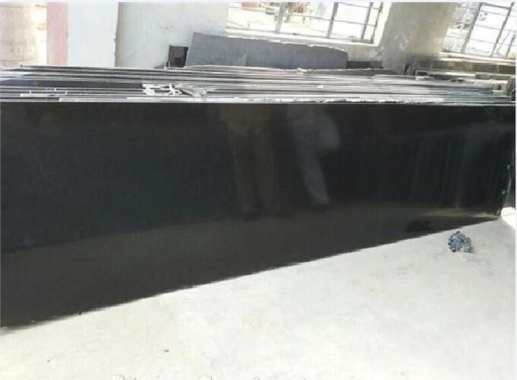 absolute black granite slab