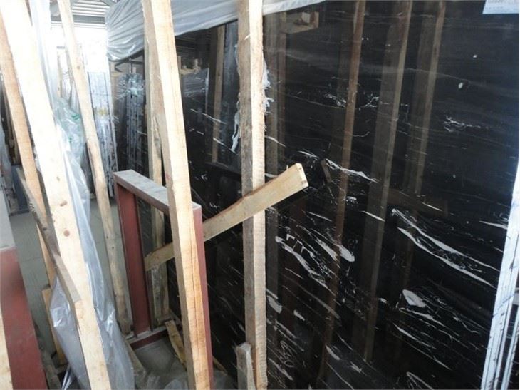 Silver Portoro Marble Slab