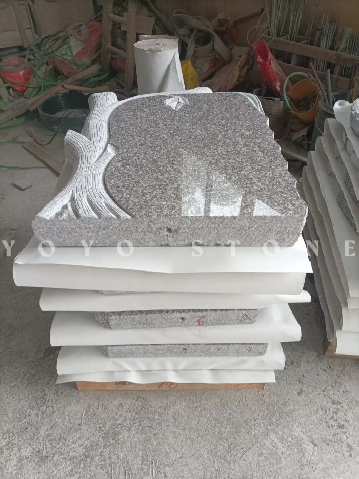 G664 Granite Tree Headstone 4 G664 Granite Tree Headstone 4