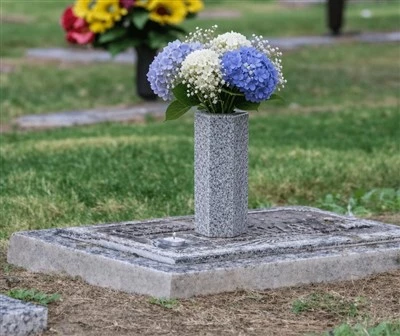 Granit Blomstervase til Grav